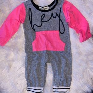“Hey” onesie